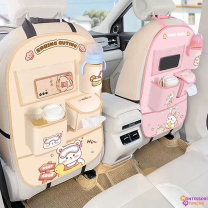 Çocuk Araba Koltuğu Organizerı Çok Bölmeli Taşınabilir Su Geçirmez - MAKKA