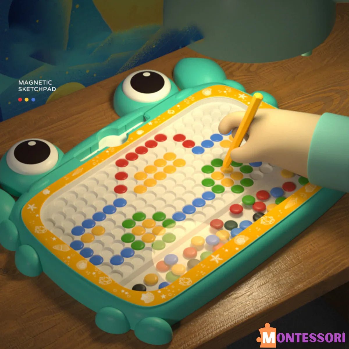 Çocuklar İçin Manyetik Çizim Tahtası Tekrar Kullanılabilir Tozsuz Taşınabilir - MAKKA