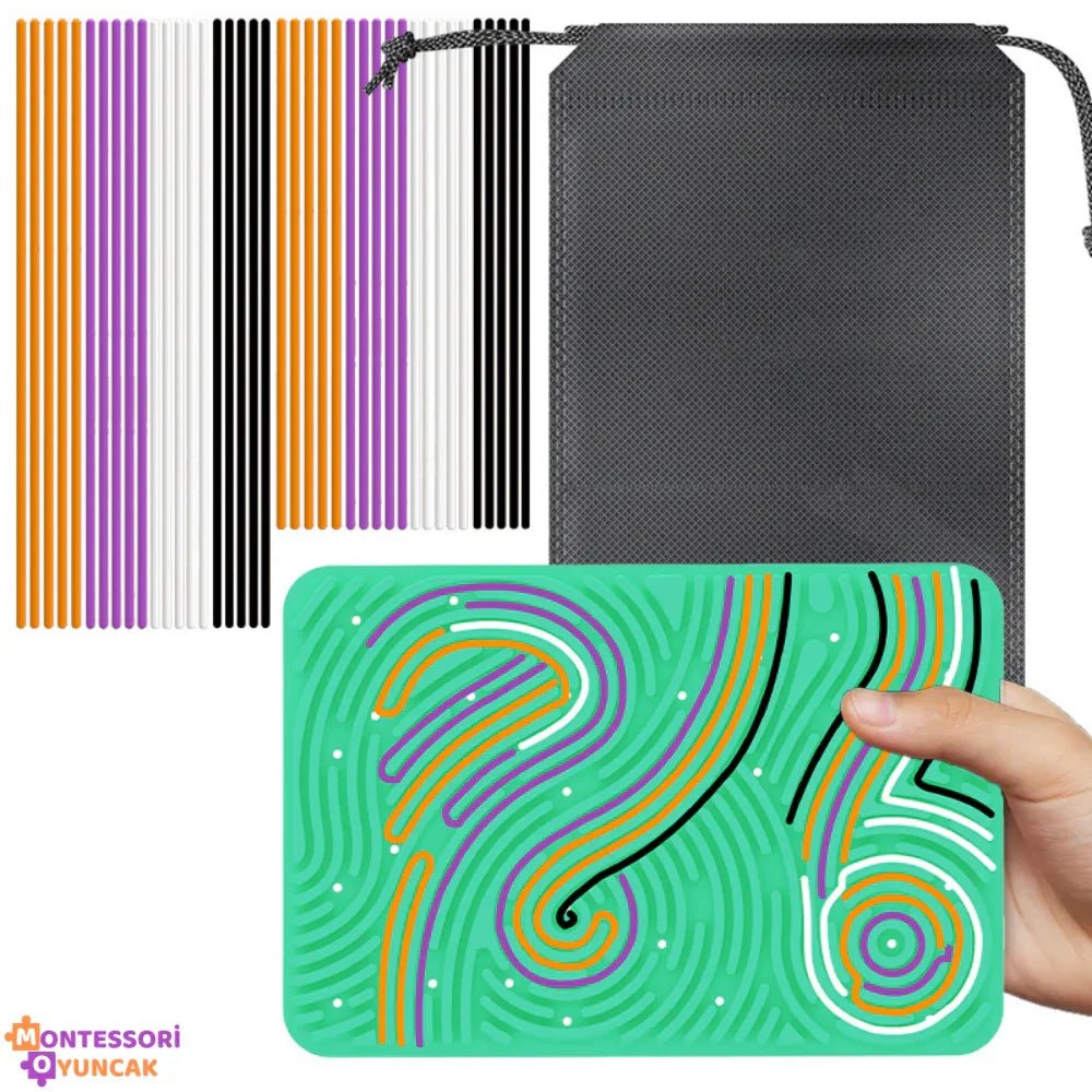 Çocuklar için Montessori Duyusal Aktivite Panosu - Keşif Oyunu - MAKKA