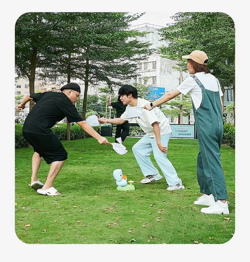 Çocuklar İçin Ördek Desenli Uçan Disk Fırlatıcı, Hafif Dayanıklı - MAKKA