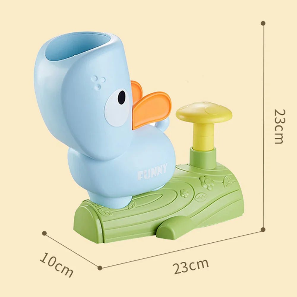 Çocuklar İçin Ördek Desenli Uçan Disk Fırlatıcı, Hafif Dayanıklı - MAKKA