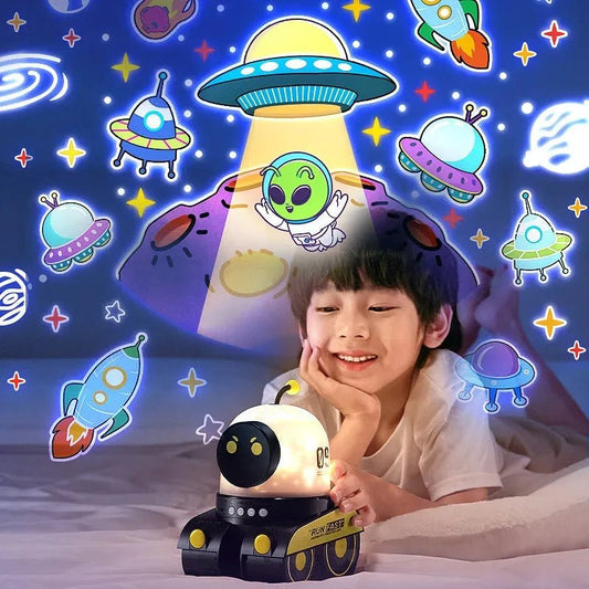 Çocuklar İçin Robot Gece Lambası - MAKKA