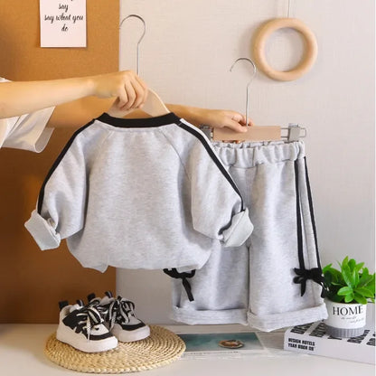 Unisex 1-5 Yaş Tavşan Baskılı Uzun Kollu 2 Parça Takım - MAKKA