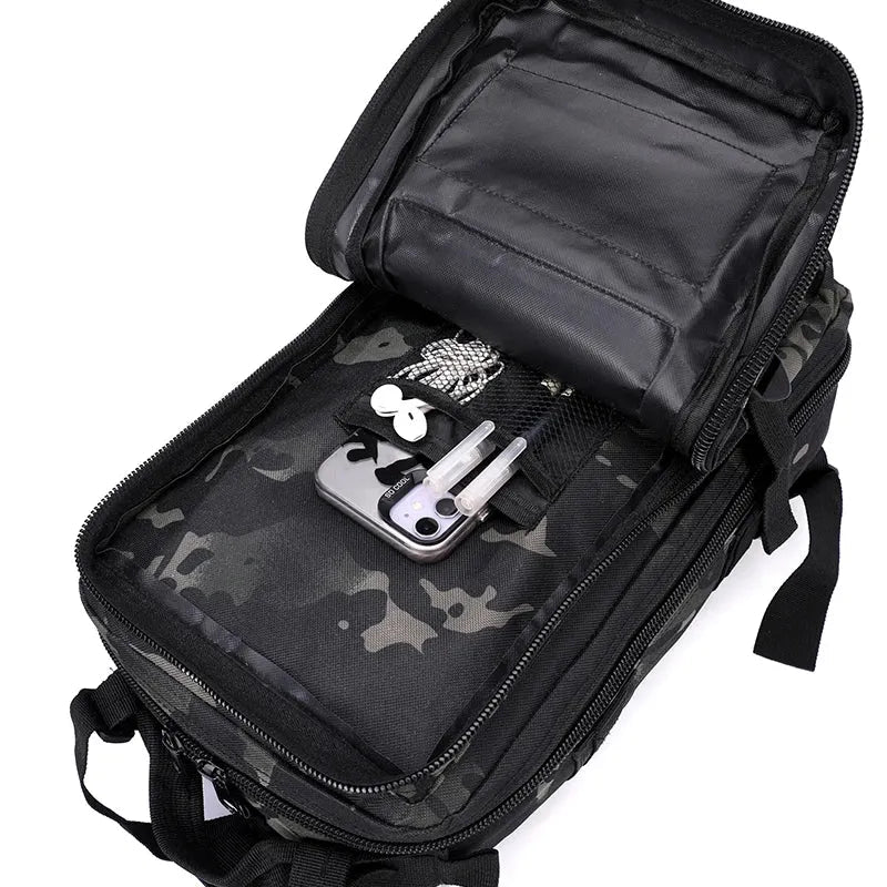 Çok Bölmeli Taktik Dış Mekan Sırt Çantası 30L Laptop Bölmeli - MAKKA