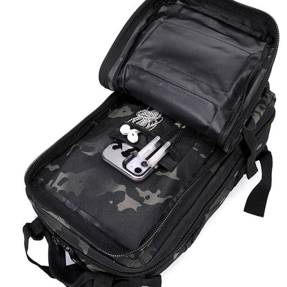 Çok Bölmeli Taktik Dış Mekan Sırt Çantası 30L Laptop Bölmeli - MAKKA