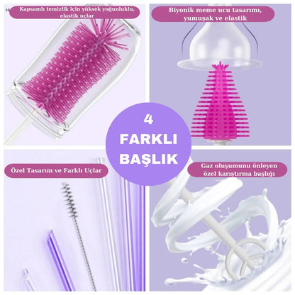 Çok Fonksiyonlu Otomatik Biberon Temizleyici - Taşınabilir Hijyen Makinesi - MAKKA