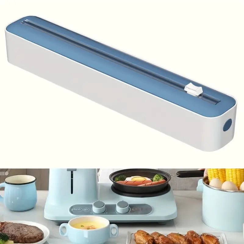 Çok İşlevli Mutfak Folyo Kutusu İki Yönlü Kesici Dayanıklı Organizatör - MAKKA