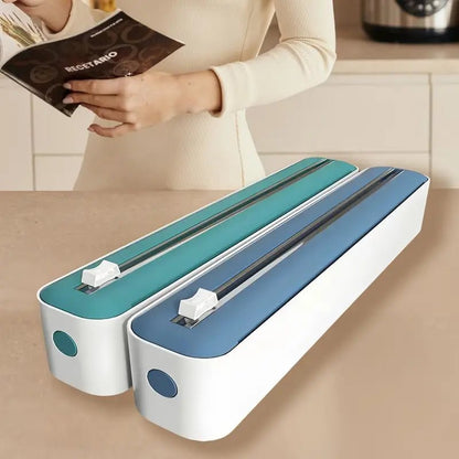 Çok İşlevli Mutfak Folyo Kutusu İki Yönlü Kesici Dayanıklı Organizatör - MAKKA