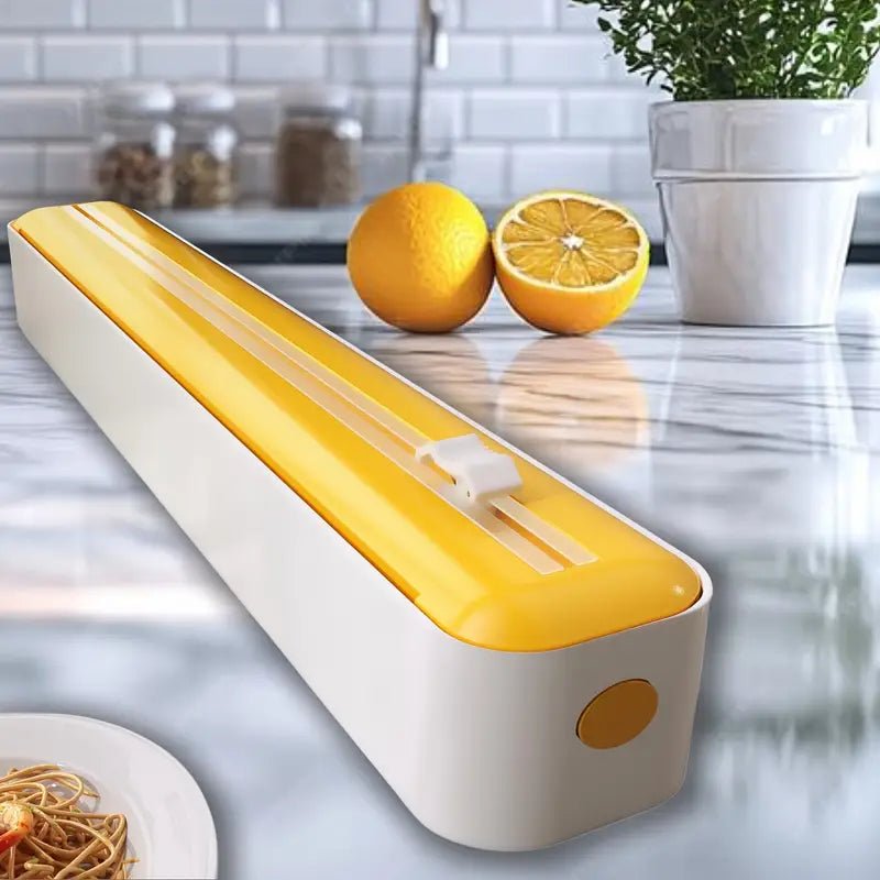 Çok İşlevli Mutfak Folyo Kutusu İki Yönlü Kesici Dayanıklı Organizatör - MAKKA