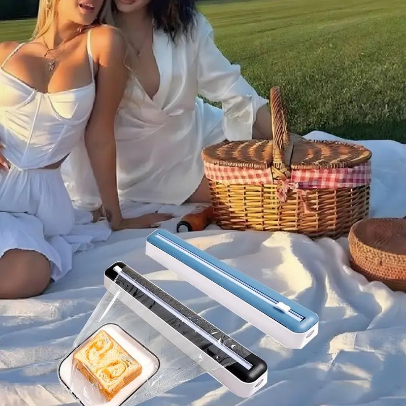 Çok İşlevli Mutfak Folyo Kutusu İki Yönlü Kesici Dayanıklı Organizatör - MAKKA