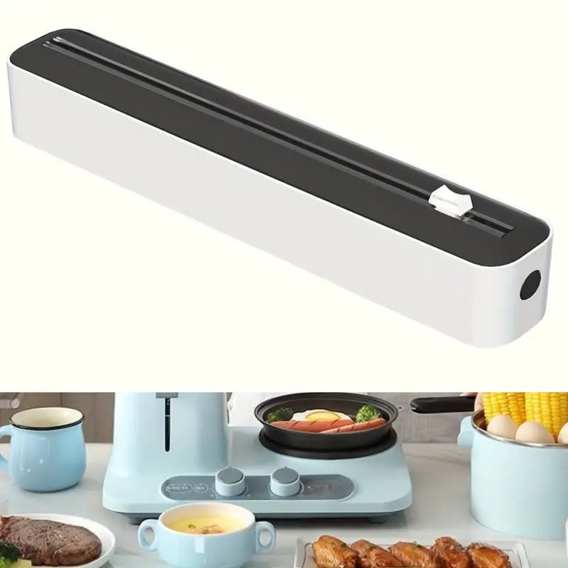 Çok İşlevli Mutfak Folyo Kutusu İki Yönlü Kesici Dayanıklı Organizatör - MAKKA