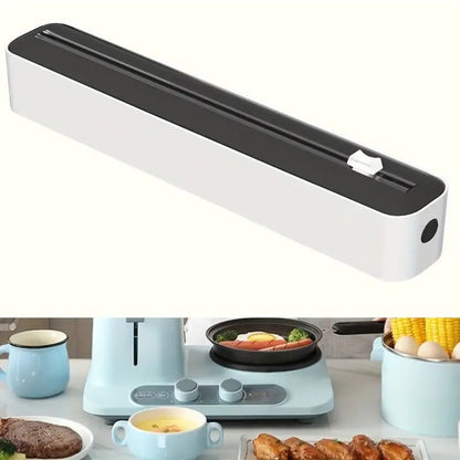 Çok İşlevli Mutfak Folyo Kutusu İki Yönlü Kesici Dayanıklı Organizatör - MAKKA