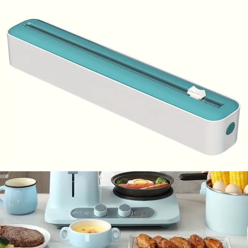 Çok İşlevli Mutfak Folyo Kutusu İki Yönlü Kesici Dayanıklı Organizatör - MAKKA