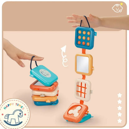 Montessori Aktivite Küpü Eğitici Duyu Motor Becerileri Oyuncağı - MAKKA
