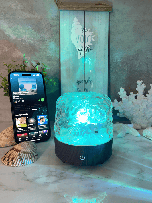 Deniz Işığı Hoparlör Atmosferik Aydınlatmalı Masa Lambası - MAKKA