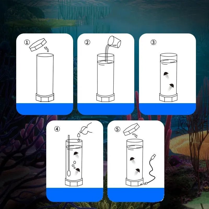 Denizanası Fanusu Gece Lambası - MAKKA