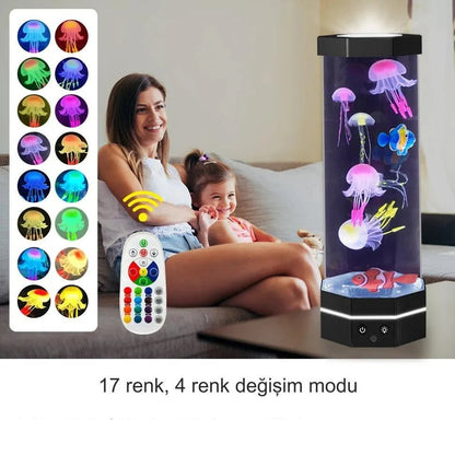 Denizanası Fanusu Gece Lambası - MAKKA