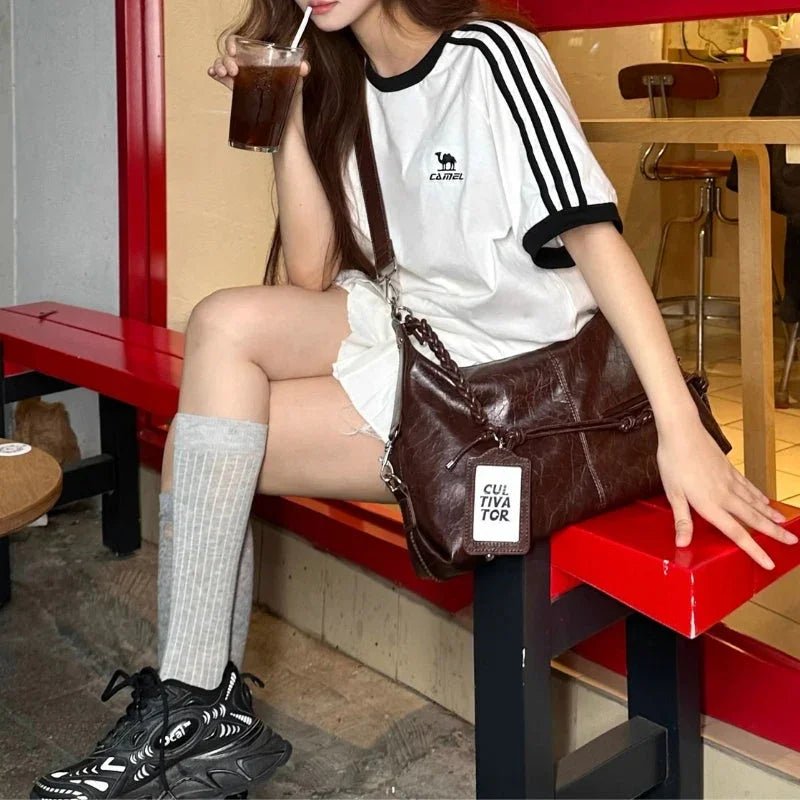 Deri 40x21x11 cm Kadın Tote Çanta Çok Bölmeli Şık - MAKKA