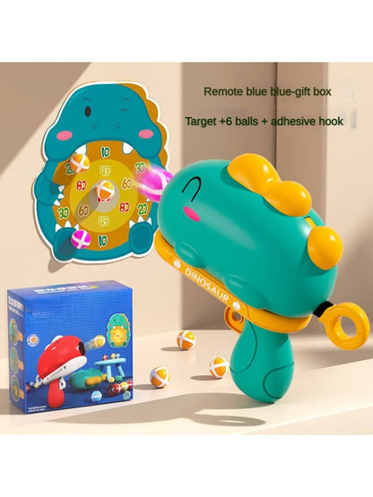 Dinozor Yapışkan Top Atma Oyuncağı Montessori Eğitici Oyun - MAKKA