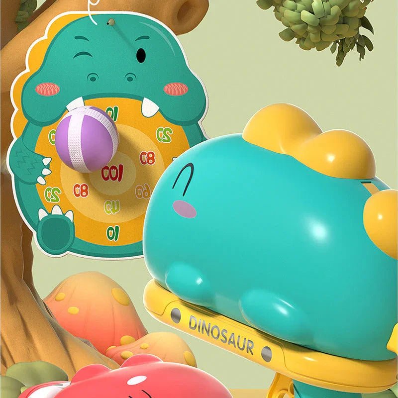 Dinozor Yapışkan Top Atma Oyuncağı Montessori Eğitici Oyun - MAKKA