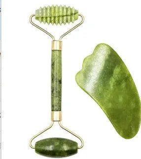 Doğal Yeşim Gua Sha Kazıma Tahtası Masaj Aleti Kazıma Tabletleri - MAKKA