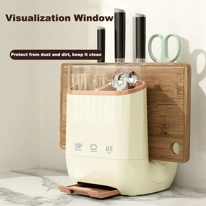 Drenajlı Tezgah Bıçak Rafı Çatal Kaşık Kesme Tahtası Düzenleyici Plastik - MAKKA