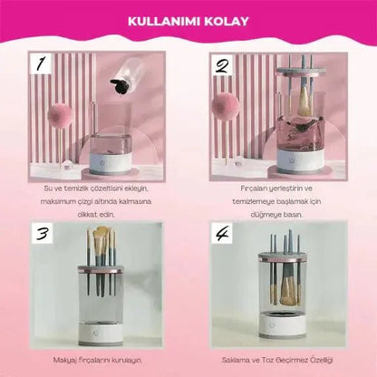 Elektirikli Makyaj Fırça Temizleyicisi - MAKKA