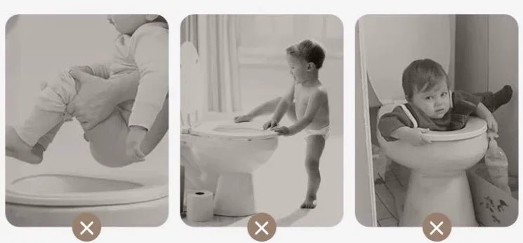 Ergonomik Çocuk Tuvalet Eğitimi Aparatı, Kız Erkek Çocuklar İçin Güvenli Destekleyici - MAKKA