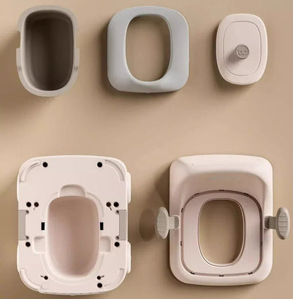 Ergonomik Çocuk Tuvalet Eğitimi Aparatı, Kız Erkek Çocuklar İçin Güvenli Destekleyici - MAKKA