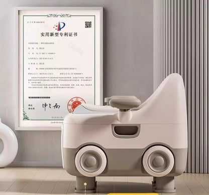 Ergonomik Çocuk Tuvalet Eğitimi Aparatı, Kız Erkek Çocuklar İçin Güvenli Destekleyici - MAKKA