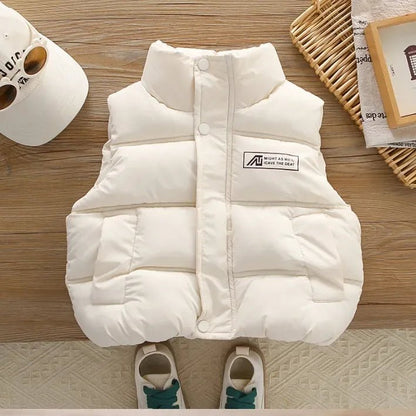 Erkek Çocuk 3 Parça Kış Takımı Kapüşonlu Sweat Şişme Yelek - MAKKA