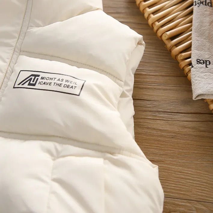 Erkek Çocuk 3 Parça Kış Takımı Kapüşonlu Sweat Şişme Yelek - MAKKA