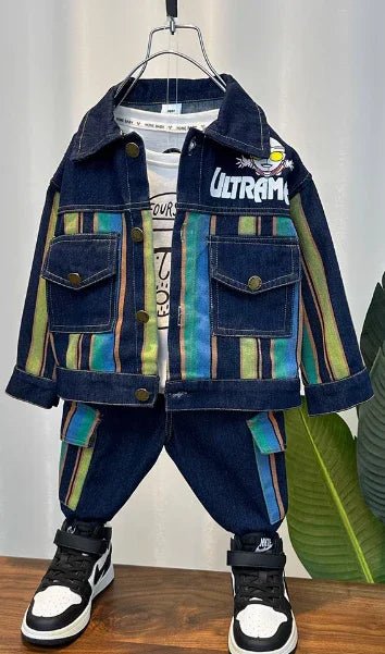 Erkek Çocuk Denim Ceket ve Kot Pantolon 2 - 7 Yaş Rahat - MAKKA