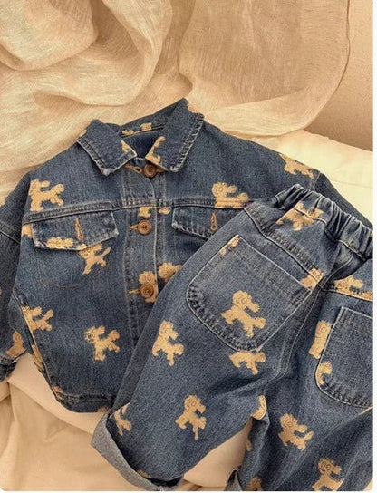 Erkek Çocuk Kot Ceket ve Pantolon Takım 2 - 6 Yaş - MAKKA