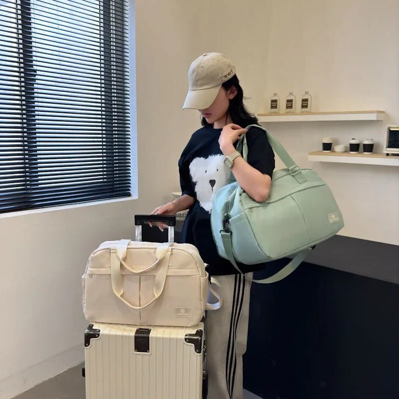 Geniş Uzatılabilir Seyahat Omuz Çantası Çok Katmanlı Duffle Bag - MAKKA