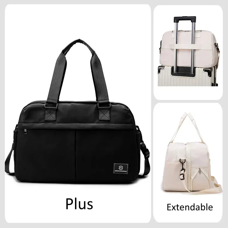 Geniş Uzatılabilir Seyahat Omuz Çantası Çok Katmanlı Duffle Bag - MAKKA