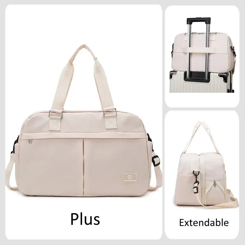 Geniş Uzatılabilir Seyahat Omuz Çantası Çok Katmanlı Duffle Bag - MAKKA