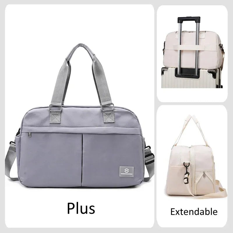 Geniş Uzatılabilir Seyahat Omuz Çantası Çok Katmanlı Duffle Bag - MAKKA