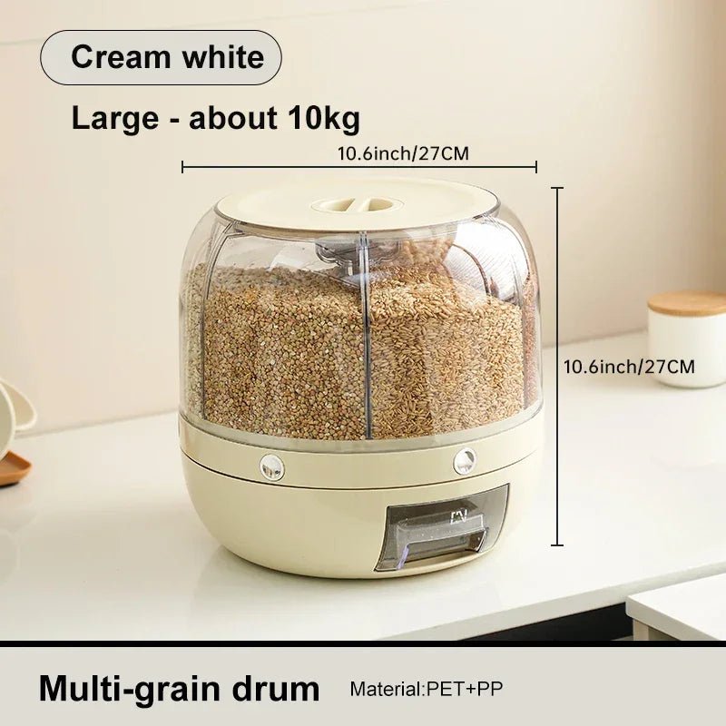 Gıda Sınıfı Hava Geçirmez Bakliyat Saklama Kovası Bölmeli Böceklenmeye Karşı - MAKKA