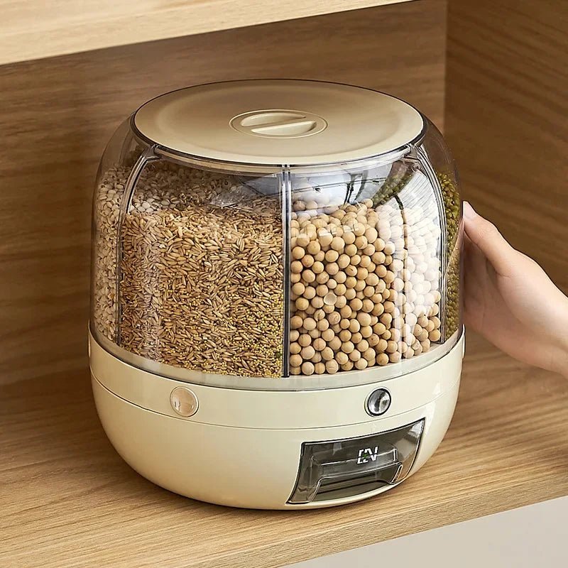 Gıda Sınıfı Hava Geçirmez Bakliyat Saklama Kovası Bölmeli Böceklenmeye Karşı - MAKKA