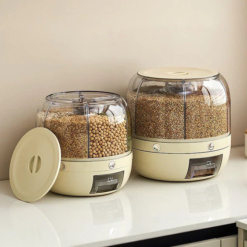 Gıda Sınıfı Hava Geçirmez Bakliyat Saklama Kovası Bölmeli Böceklenmeye Karşı - MAKKA