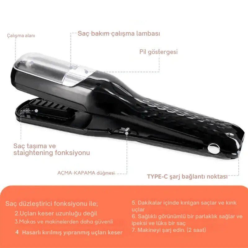 HairCare Saç Kırıkları Alma Makinesi - MAKKA