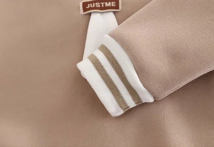 Haki Renk Unisex Çocuk Takım Pamuklu Rahat Kesim Dayanıklı Set - MAKKA