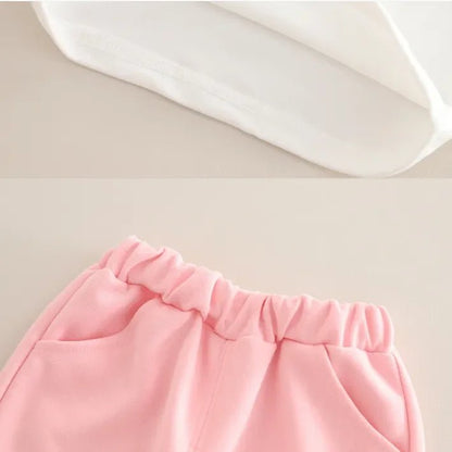 Hello Rabbit Desenli 3 Parça Kız Takımı 1 - 5 Yaş - MAKKA