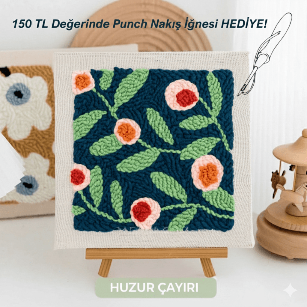 Huzur Veren Punch Nakış Seti Terapi Kiti - MAKKA