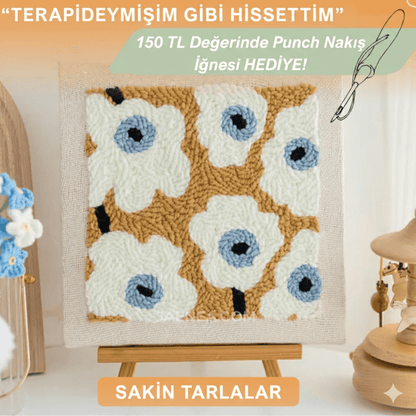 Huzur Veren Punch Nakış Seti Terapi Kiti - MAKKA