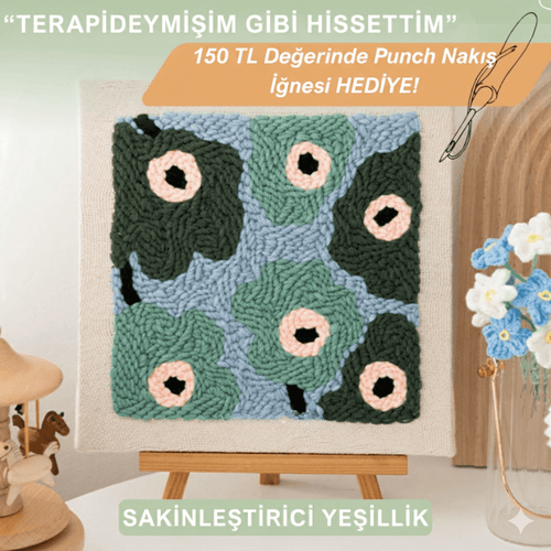 Huzur Veren Punch Nakış Seti Terapi Kiti - MAKKA