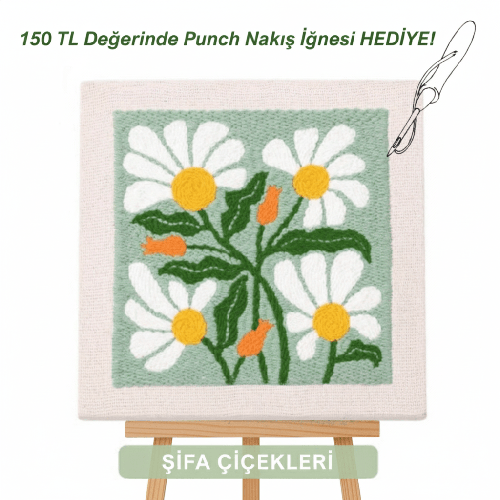 Huzur Veren Punch Nakış Seti Terapi Kiti - MAKKA