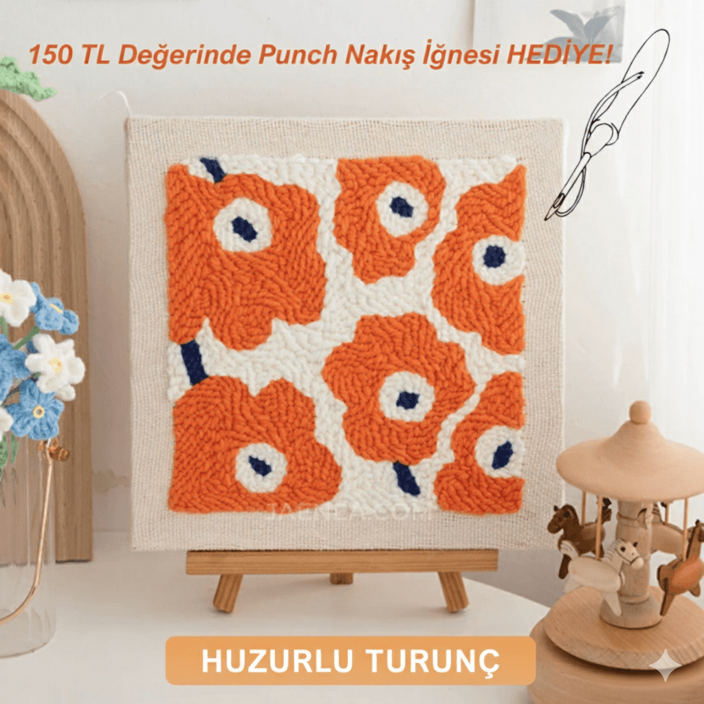 Huzur Veren Punch Nakış Seti Terapi Kiti - MAKKA