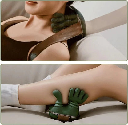 Kablosuz Shiatsu Boyun Omuz Masajı Simüle İnsan El Isıtmalı Alet - MAKKA
